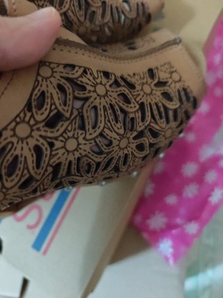 Zapatos boho tacón beige/marrón