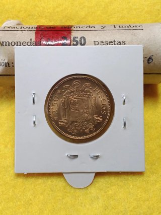 Moneda 2'50 pts 1953 estrella 56.SC de cartucho