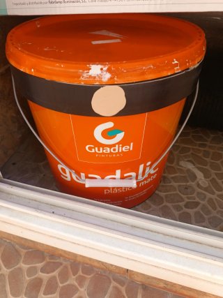 Resto de pintura plástica mate Guadiel