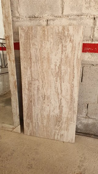 Tablón Madera y Espejo a Juego
