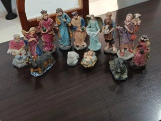 Belén figuras resina