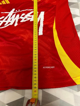Camiseta España Adidas x Stüssy - Roja - Talla S -
