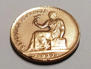 Moneda 50 céntimos 1937*36 República Española