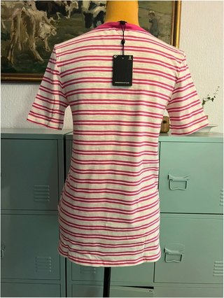 Massimo Dutti T-Shirt Striped 100% Cotton New