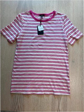 Massimo Dutti T-Shirt Striped 100% Cotton New