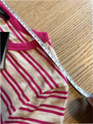 Massimo Dutti T-Shirt Striped 100% Cotton New