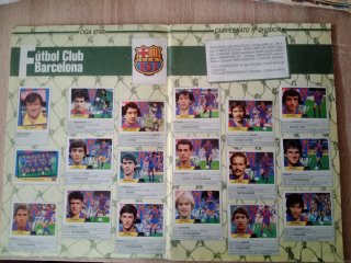 Album cromos futbol LIGA 87-88 Ediciones Este