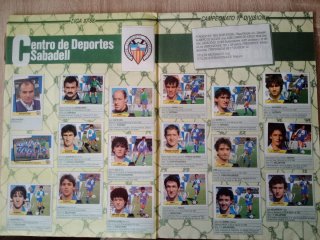 Album cromos futbol LIGA 87-88 Ediciones Este