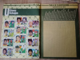 Album cromos futbol LIGA 87-88 Ediciones Este