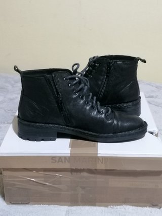 Botines de piel auténtica + regalo