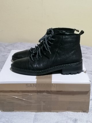 Botines de piel auténtica + regalo