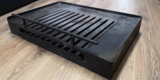Parrilla quemador hogar metal