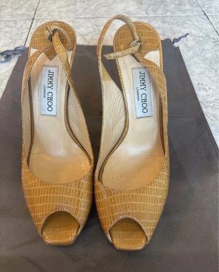 Sandalias Jimmy Choo Talla 39 Punta Abierta