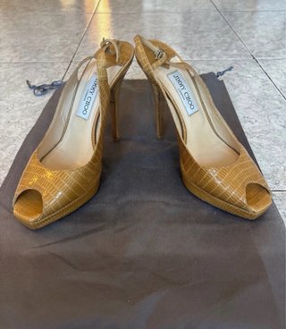 Sandalias Jimmy Choo Talla 39 Punta Abierta