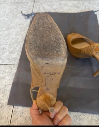 Sandalias Jimmy Choo Talla 39 Punta Abierta