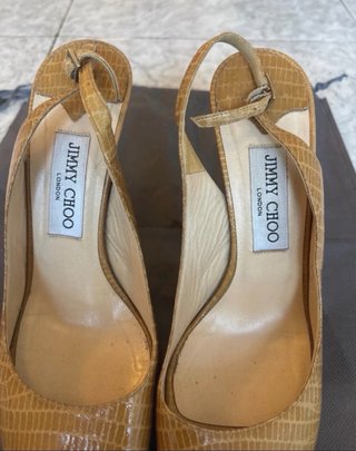 Sandalias Jimmy Choo Talla 39 Punta Abierta