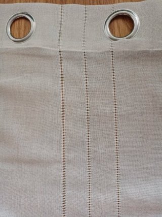 2 Cortinas Blanco Roto
