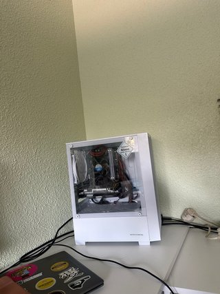 Mars Gaming PC Blanca con Cristal Templado