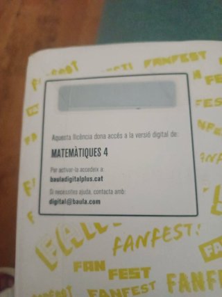 Matemàtiques 4t Secundària Llibre alumne Fanfest