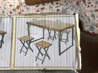 MESA PICNIC PLEGABLE
