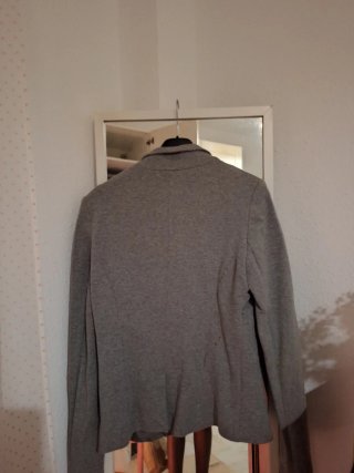 Chaqueta Bershka Gris Talla M