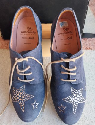 Zapatos Wondersfly azulón talla 39