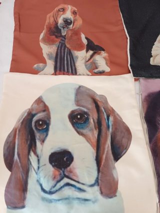 Fundas Cojín Basset Hound 40x40