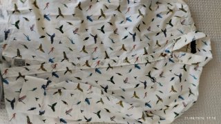 Camisa juvenil Altonadock estampada pájaros