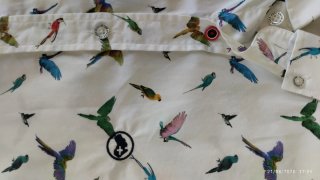 Camisa juvenil Altonadock estampada pájaros