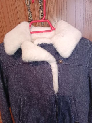 Chaqueta Salsa forrada azul y blanco