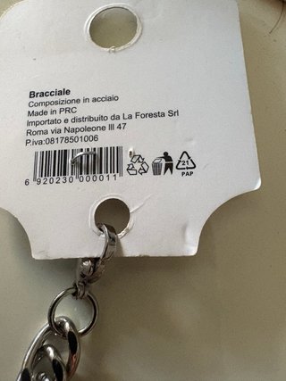 Bracciale Acciaio Inossidabile Unisex