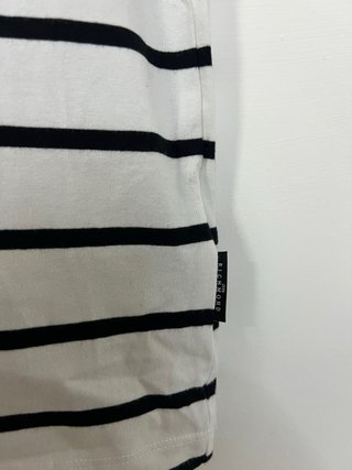 T-shirt Jhon Richmond M righe bianco nero