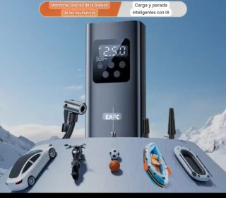 NUEVO! Hinchador portátil recargable inteligente
