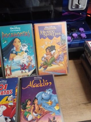 Lote 5 Películas VHS Disney Clásicos Español