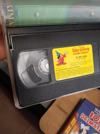 Lote 5 Películas VHS Disney Clásicos Español