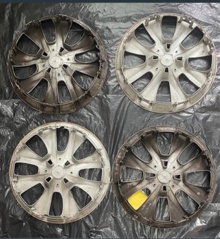 Tapacubos Citroën 16 plateado