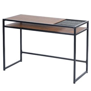Escritorio Mesa Puerta PC Madera metal con Portado