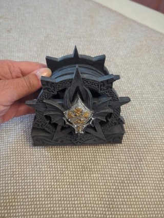 Juego de 4 posavasos con diseño de estrella
