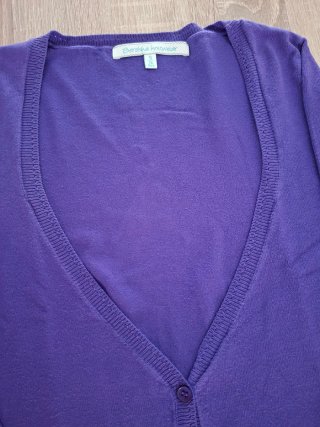 Chaqueta Bershka Morada Talla S