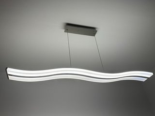 Lámpara de diseño ondulada y luminosa