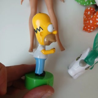Lotto misto giocattoli Barbie 1999 Homer Simpson