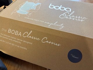 Portabebés Boba Classic Gris