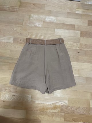 Bermuda Zara Beige Mujer