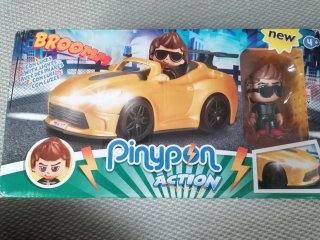 Pin y Pon Action Coche con Accesorios