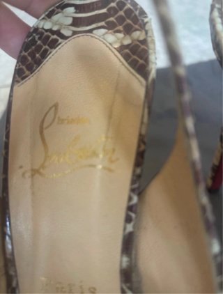 Zapatos Christian Louboutin Talla 39.5