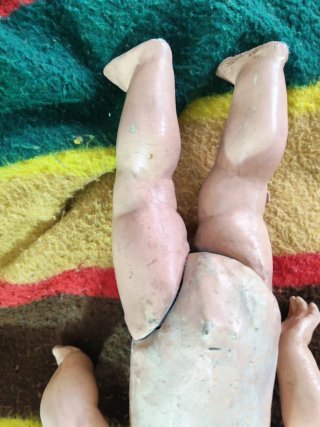 Muñeca Papel Maché Años 30