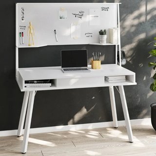 Escritorio con Pizarra Magnética Cajón Mesa Puerta