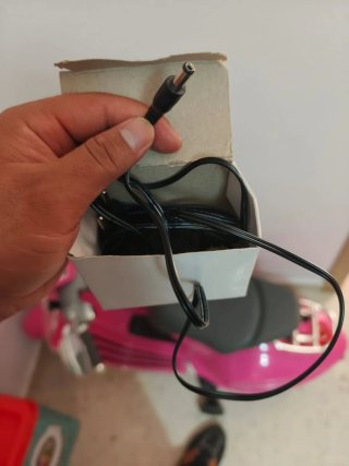 Moto Eléctrica Infantil Vespa Rosa