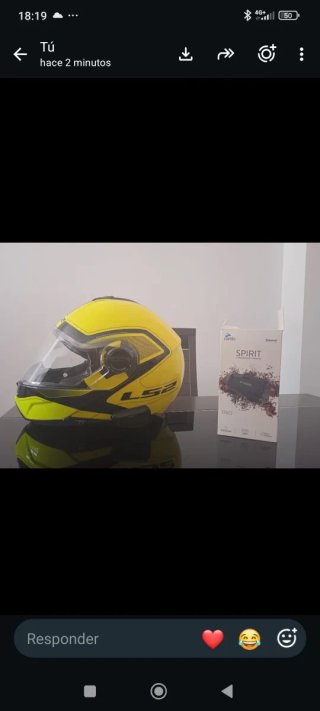 2 Cascos LS2 talla L + Intercomunicadores Cardo