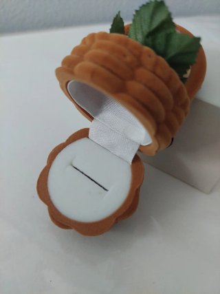 Cesta Joyero Terciopelo Flores